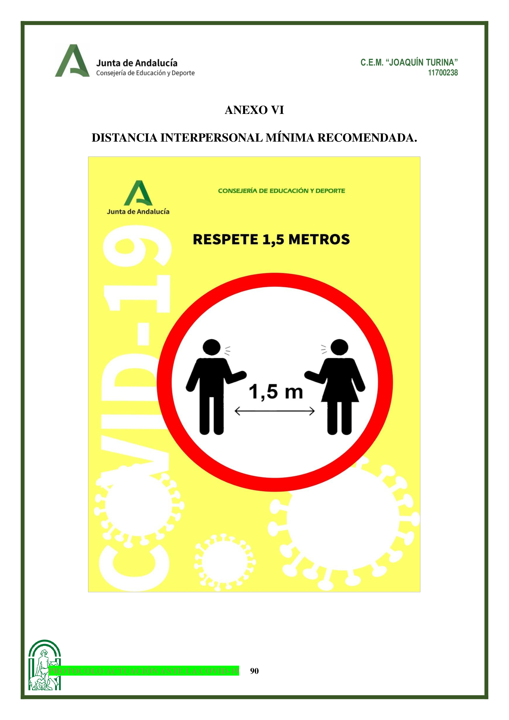 Plan de acogida PROTOCOLO COVID