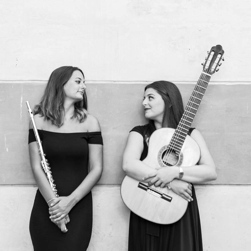 Dúo Calíope, Beatriz Gallardo (flauta) & María Bernal (guitarra)