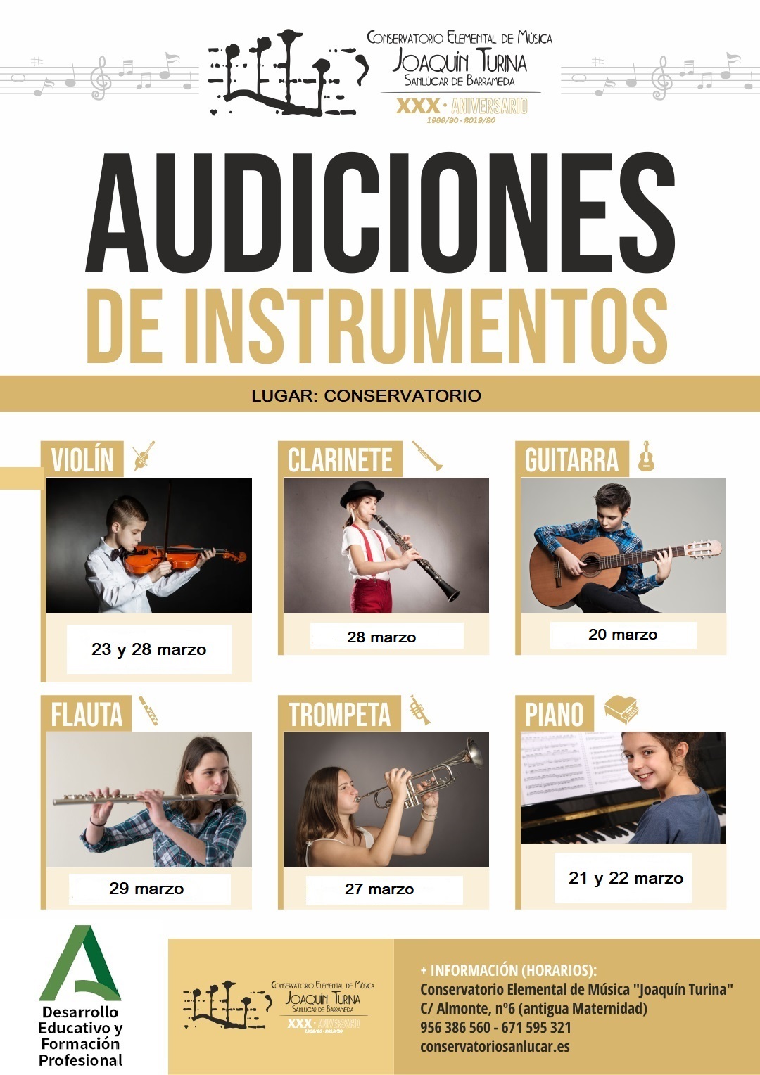 AUDICIONES 2º TRIMESTRE