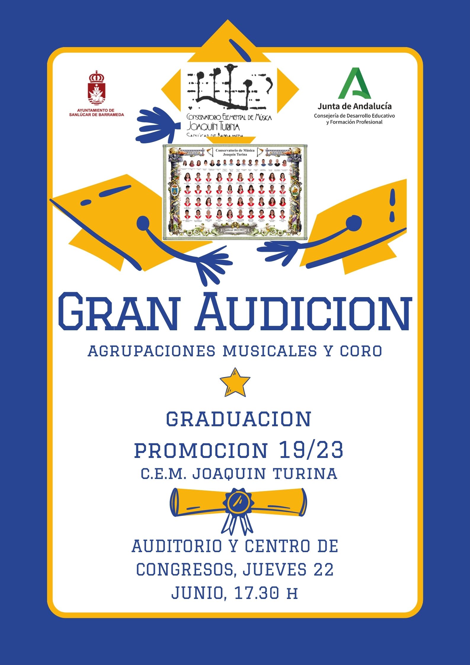 AUDICIÓN DE FIN DE CURSO (3º y 4º) y GRADUACIÓN